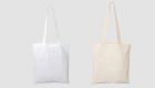 Baumwoll-Stofftaschen mit langen Henkeln